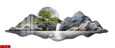 File gốc File in tranh decor gắn led LED1276 (chuẩn màu) cho in offset