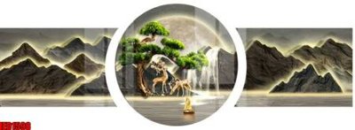 File gốc File in tranh decor gắn cắt led LED1598 (bản quyền) cho in ấn