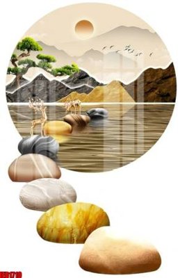 File tranh gốc File in tranh decor gắn cắt led LED1710 (bản quyền) file PSD