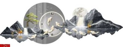 File gốc File in tranh decor gắn cắt led LED1728 (in lụa) tranh mã đáo