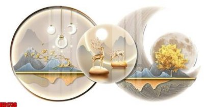 File PSD File in tranh decor gắn cắt led LED1738 (gốc) tách lớp chi tiết