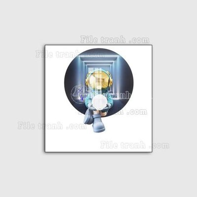 Tải file File in tranh decor gắn led LED177 (PSD) cho in tranh kính