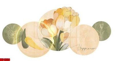 File tranh File in tranh decor gắn cắt led LED1850 (bản gốc) in lụa dán tường