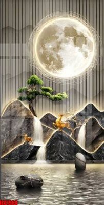 File tranh File in tranh decor gắn cắt led LED1968 (bản gốc) trang trí văn phòng