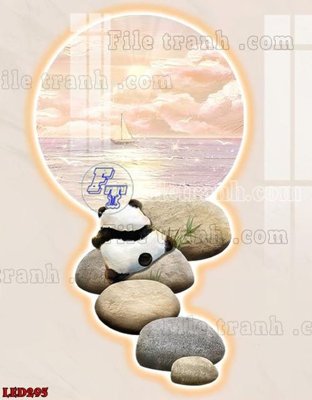 Tải file File in tranh decor gắn led LED295 (ảnh gốc) file TIFF