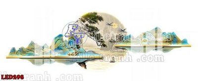 Tải file File in tranh decor gắn led LED298 (gốc) in nhanh