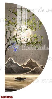 File tranh File in tranh decor gắn led LED300 (gốc) chủ đề con người