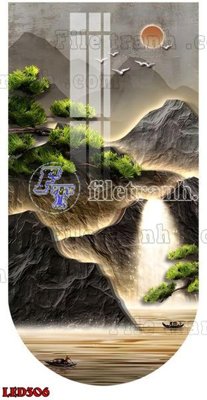 Tải file File in tranh decor gắn led LED306 (ảnh gốc) in tráng gương