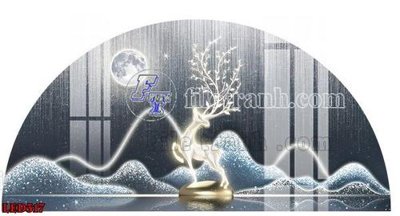 File PSD File in tranh decor gắn led LED317 (bản gốc) độ phân giải cao