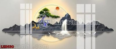 File gốc File in tranh decor gắn led LED330 (PSD/TIFF) độ phân giải cao