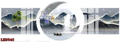 File tranh File in tranh decor gắn led LED343 (gốc) chủ đề động vật