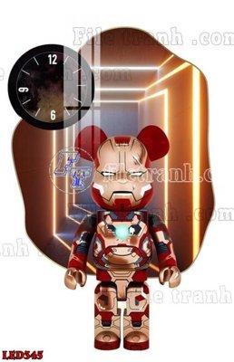 File gốc File in tranh decor gắn led LED345 (bản quyền) cho in ấn