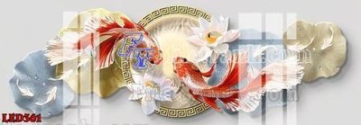 File tranh gốc PSD File in tranh decor gắn led LED361 còn nguyên layer