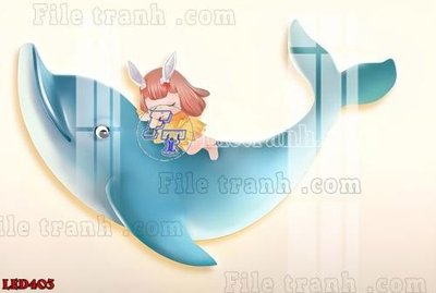 File tranh ảnh gốc File in tranh decor gắn led LED403 dùng cho in khổ lớn