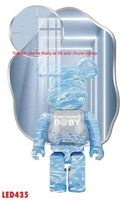 Tải file File in tranh decor gắn led LED435 (PSD) cho in tranh 3D