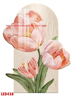 File PSD File in tranh decor gắn led LED438 (nguyên gốc) chất lượng cao