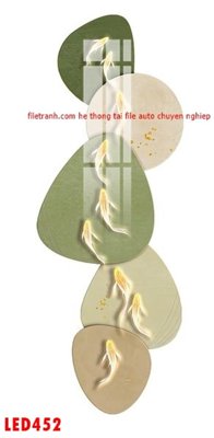 File tranh trang trí File in tranh decor gắn led LED452 (file gốc)