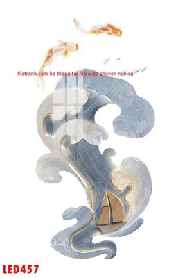 Tệp tin gốc File in tranh decor gắn led LED457 (chất lượng) File in tranh decor gắn led LED457