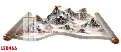 File gốc File in tranh decor gắn led LED466 (phong cách) châu Âu