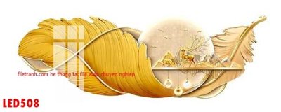 Mua file gốc File in tranh decor gắn led LED508 (in ấn) tại Filetranh.com