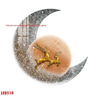 Download file File in tranh decor gắn led LED510 (chuẩn in) File in tranh decor gắn led LED510