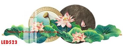 Tệp tin gốc File in tranh decor gắn led LED523 (chất lượng cao) File in tranh decor gắn led LED523