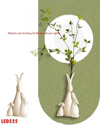 File in ấn cao cấp File in tranh decor gắn led LED525 (file gốc)