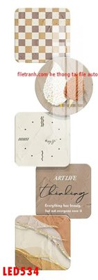 File gốc File in tranh decor gắn led LED534 (cho in ấn) từ kho Filetranh