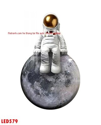 File PSD File in tranh decor gắn led LED579 (gốc) cho designer