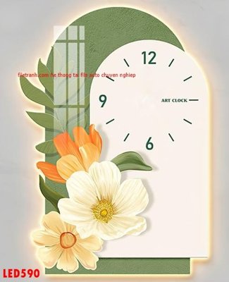 File gốc File in tranh decor gắn led LED590 (PNG) chất lượng cao