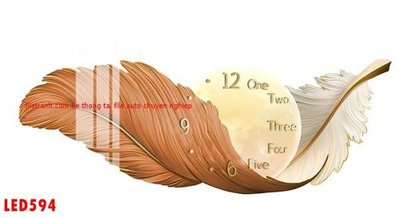 File gốc File in tranh decor gắn led LED594 (bản quyền) cho in ấn