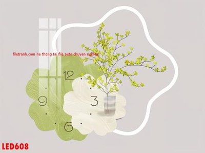 File in trần File in tranh decor gắn led LED608 (bản gốc) mây trời