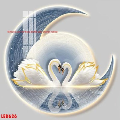 File tranh File in tranh decor gắn led LED626 (ảnh gốc) độc quyền