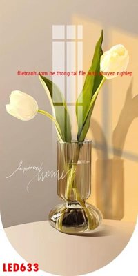 File in trần File in tranh decor gắn led LED633 (file gốc) xuyên sáng