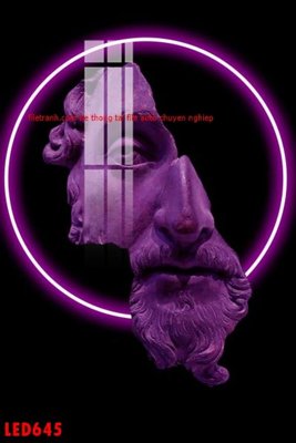 Tệp tin gốc File in tranh decor gắn led LED645 (dùng cho in ấn) chuyên nghiệp