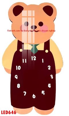 Tải file tranh gốc File in tranh decor gắn led LED646 chất lượng cao