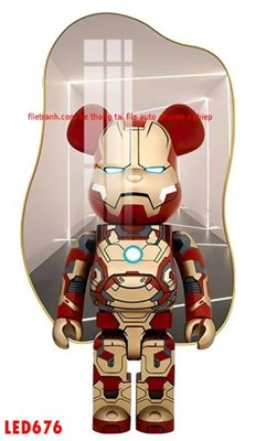 Download file gốc File in tranh decor gắn led LED676 (in lụa) nghệ thuật