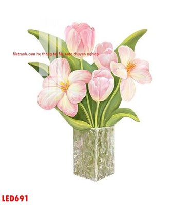 Tải file File in tranh decor gắn led LED691 (gốc) chủ đề tâm linh