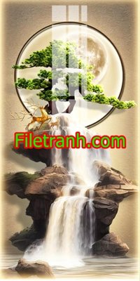 File gốc File in tranh decor gắn led LED825 (phong cách) tối giản