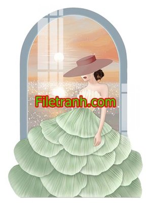 File in ấn File in tranh decor gắn led LED849 (bản gốc) từ file gốc