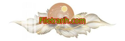 File gốc File in tranh decor gắn led LED909 (ảnh chi tiết) để in trần