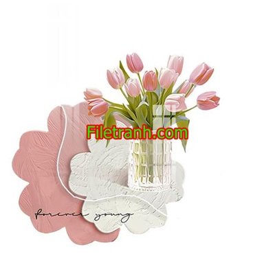 File PSD File in tranh decor gắn led LED917 (bản gốc) cho nhà in