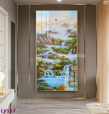 Tệp tin gốc Tranh trang trí lối vào 1 tấm LV117 (dùng cho in) Tranh trang trí lối vào 1 tấm LV117