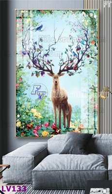 Tải file Tranh trang trí lối vào 1 tấm LV133 (gốc) in tranh tráng gương