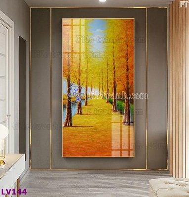 Download file gốc Tranh trang trí lối vào 1 tấm LV144 (in lụa) cao cấp