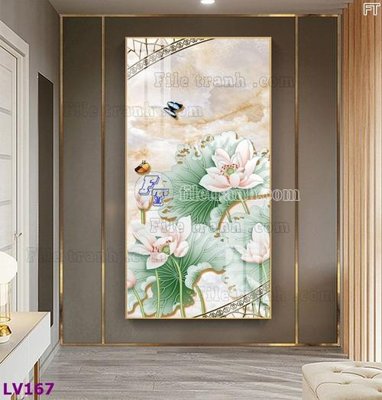 File gốc Tranh trang trí lối vào 1 tấm LV167 (ảnh rõ nét) để in