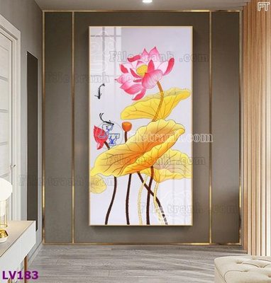 File PSD Tranh trang trí lối vào 1 tấm LV183 (gốc) cho in quảng cáo