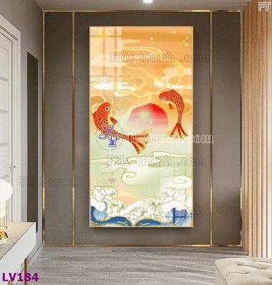 File tranh gốc Tranh trang trí lối vào 1 tấm LV184 chủ đề hiện đại