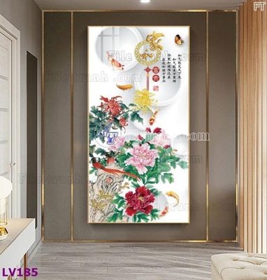 Tải về file tranh gốc Tranh trang trí lối vào 1 tấm LV185 (để in quảng cáo)