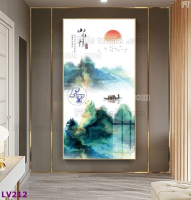 File gốc Tranh trang trí lối vào 1 tấm LV212 (in 3D) cho trang trí